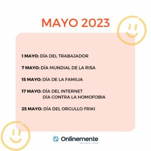 mayo calendario community manager 2023