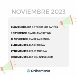 octubre calendario community manager 2023